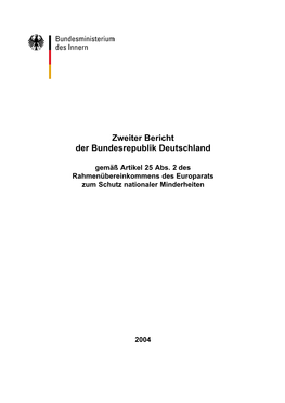 Zweiter Bericht Der Bundesrepublik Deutschland