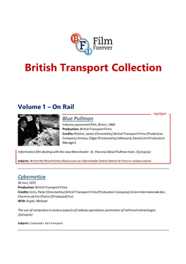 British Transport Collection