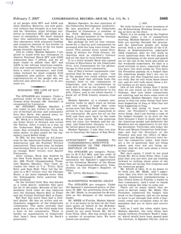 CONGRESSIONAL RECORD—HOUSE, Vol. 153, Pt. 3 February