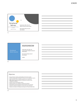 Evaluation and Treatment of Peripheral Nerve Compression And