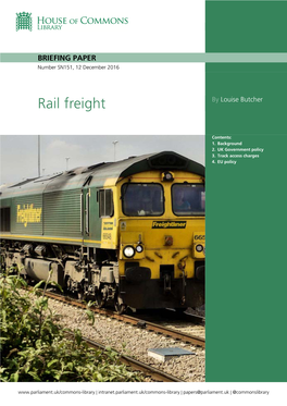 Rail Freight