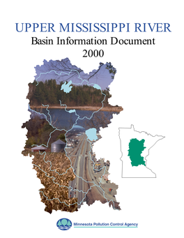UPPER MISSISSIPPI RIVER Basin Information Document 2000 UPPER MISSISSIPPI RIVER BASIN INFORMATION DOCUMENT