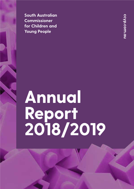 Annual Report 2018/2019 Ccyp.Com.Au