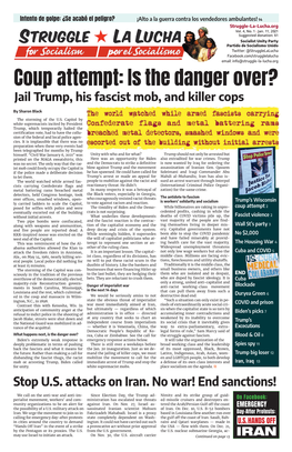 Coup Attempt: Is the Danger Over? Jail Trump, His Fascist Mob, and Killer Cops