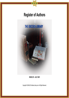 Register of Authors