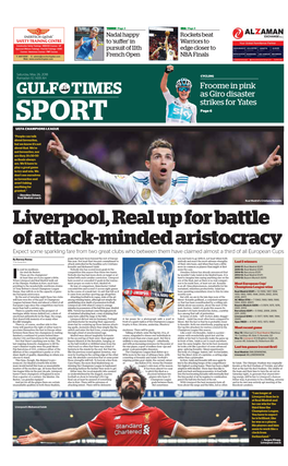Liverpool, Real up for Battle of Attack-Minded Aristocracy