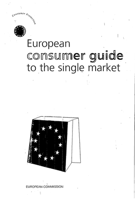 CC@Rrnssujjmer Guide to the Single Market J