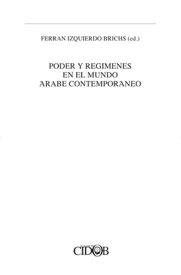 Poder Y Reg.M.Mundo Arabe(2C)