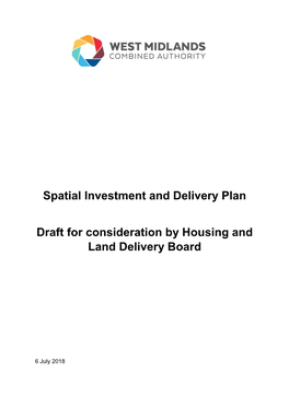Download AD37 Draft Spatial Investment and Delivery Plan For