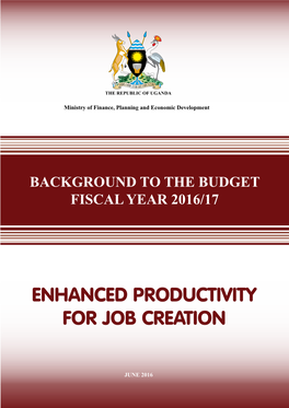 Enhanced Productivity for Job Creation