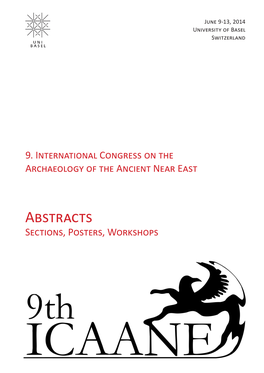 Abstracts Sections, Posters, Workshops Organisers