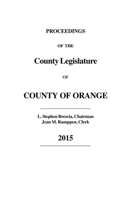 2015 Legislative Proceeding (PDF)