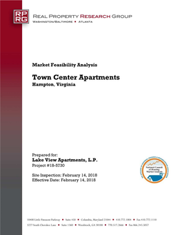 Market Feasibility Analysis Town Center Apartments Hampton, Virginia
