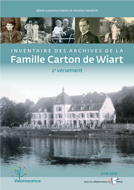 Famille Carton De Wiart 2E Versement