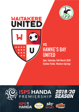 Vs HAWKE's BAY UNITED