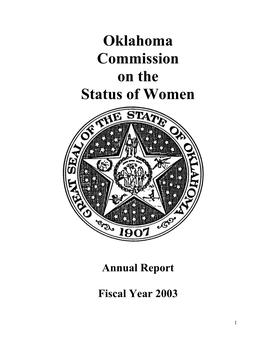 Annual Report Fiscal Year 2003
