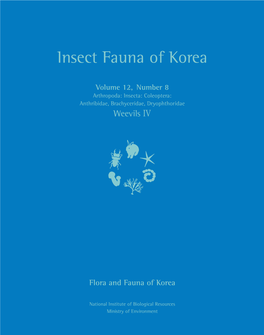 Insect Fauna of Korea