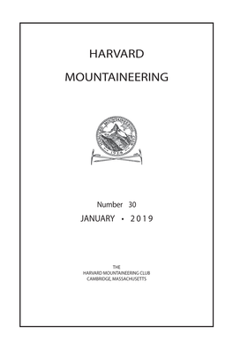 Harvard Mountaineering 30