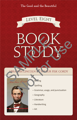BOOK Studystudyuse ABRAHAM LINCOLN by Wilburfor FISK GORDY • Writing Sampleby Wilbur Fisk Gordy • Spelling
