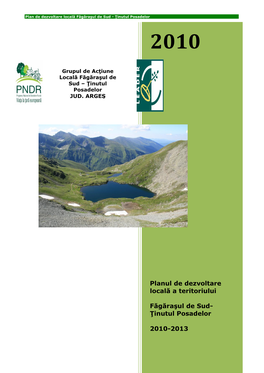 Planul De Dezvoltare Locală a Teritoriului Făgăraşul De Sud- Ţinutul Posadelor 2010-2013