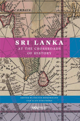 Sri Lanka at the Crossroads of History Ii Iii