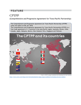 FEATURE CPTPP (Comprehensive and Progressive Agreement for Trans-Pacific Partnership)