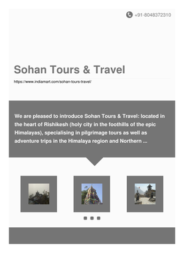 Sohan Tours & Travel