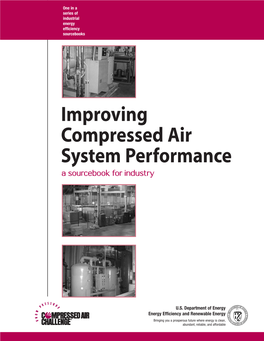 Improving Compressed Air System Performance a Sourcebook for Industry