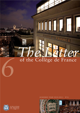 6The Letter of the Collège De France