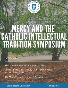 Mercy and the Catholic Intellectu Tradition