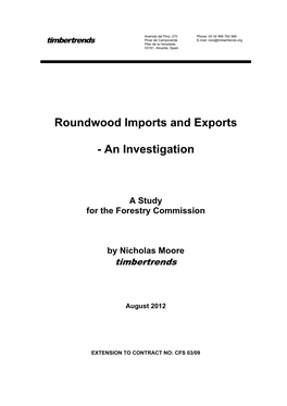 Roundwood Imports and Exports
