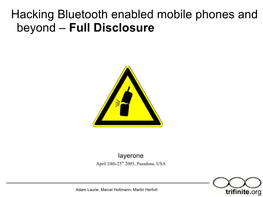 Bluetooth Hacking