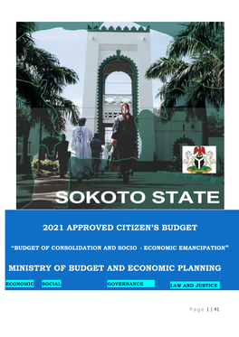 2021 Approved Citizen's Budget Ministry of Budget