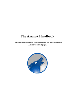 The Amarok Handbook