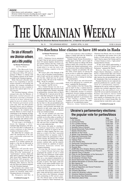 The Ukrainian Weekly 2002, No.15