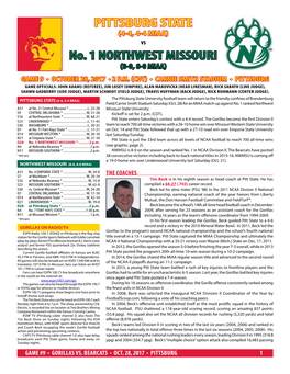 Pittsburg State No. 1 Northwest Missouri