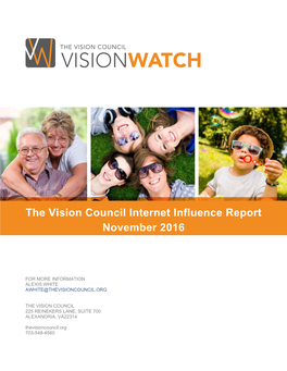 The Vision Council Internet Influence Report November 2016