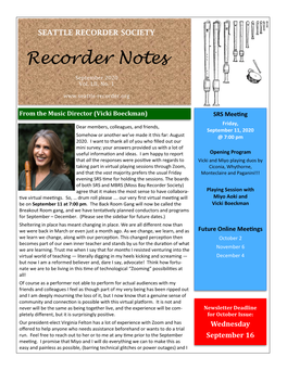 Recorder Notes