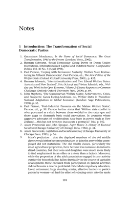 1 Introduction: the Transformation of Social Democratic Parties