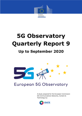 5G Observatory Quarterly Report 9 up to September 2020