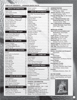 WBB 2003-04 Guide