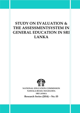 Study on Evaluation & the Assessmentsystem in General