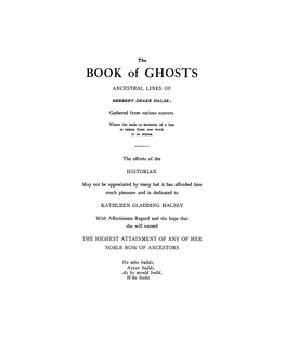 BOOK of GHOSTS