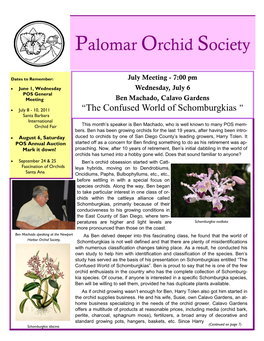 Palomar Orchid Society