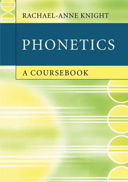 Phonetics: a Coursebook