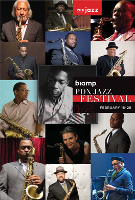 Scroll the 2016 Biamp PDX Jazz Festival Program