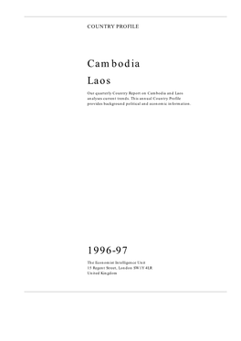 Cambodia Laos 1996-97