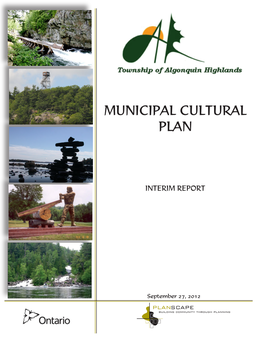 Municipal Cultural Plan
