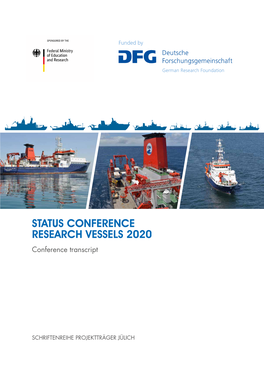 STATUS CONFERENCE RESEARCH VESSELS 2020 Conference Transcript