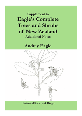 Eagle's Complete Trees and Shrubs of New Zealand